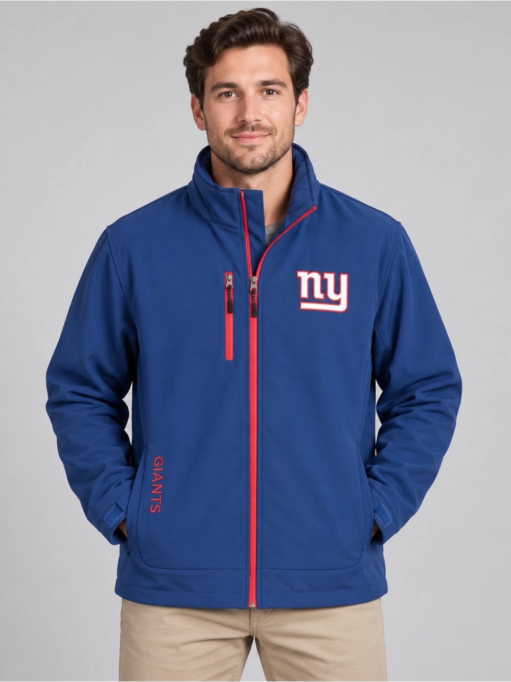 NY Giants G-III Men’s XL Blue Softshell Jacket